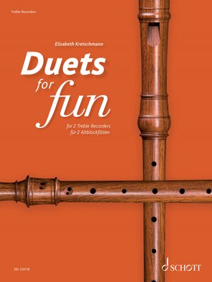 cover image of Duets for Fun for 2 Treble Recorders